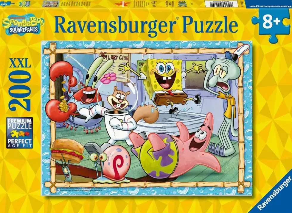 BOB L'EPONGE - PUZZLE 200 PIECES XXLNOUVELLES AVENTURES A BIKINI BOTTOM
