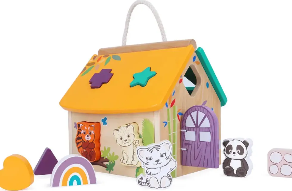 BOITE A FORMES EN BOIS