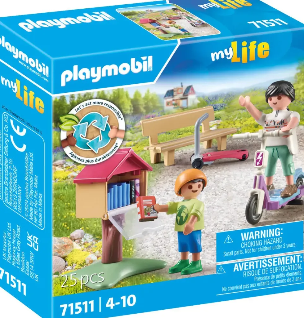 BOITE A LIVRES AVEC MAMAN ET ENFANT - 71511
