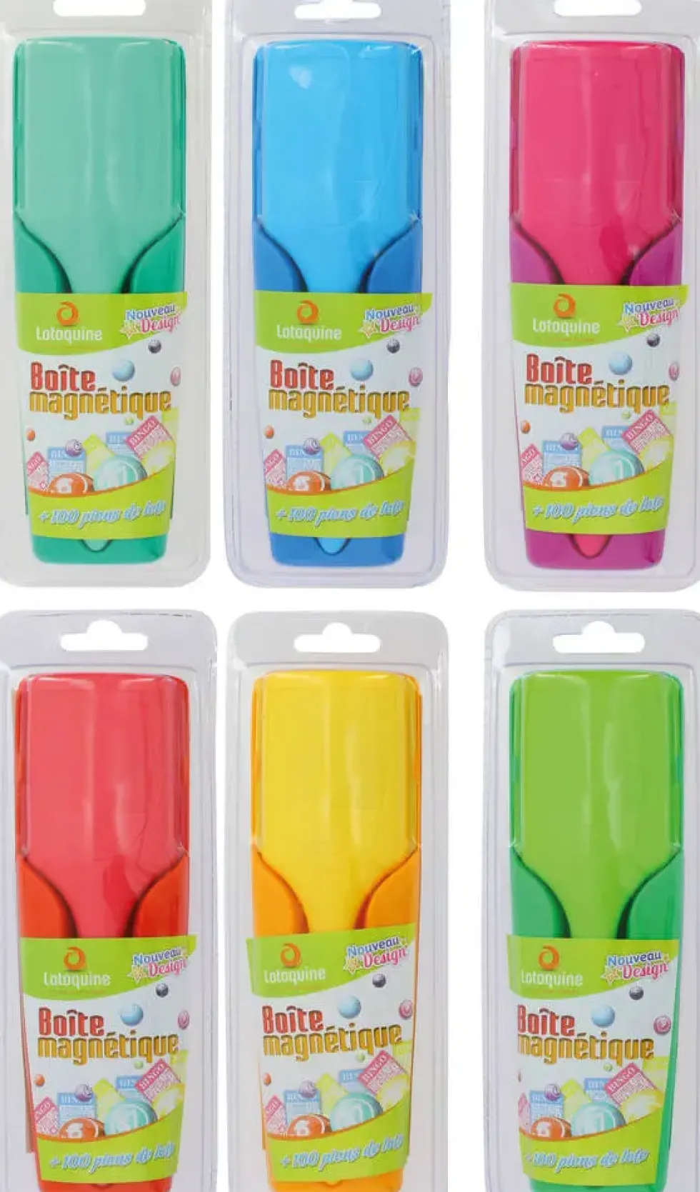BOITE MAGNETIQUE AVEC 100 PIONS