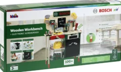 BOSCH - GRAND ETABLI EN BOIS AVEC VISSEUSE ELECTRONIQUE ET ACCESSOIRES