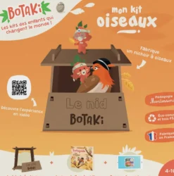 BOTAKI - KIT ACTIVITE OISEAUX : FABRIQUE TON NICHOIR A OISEAUX