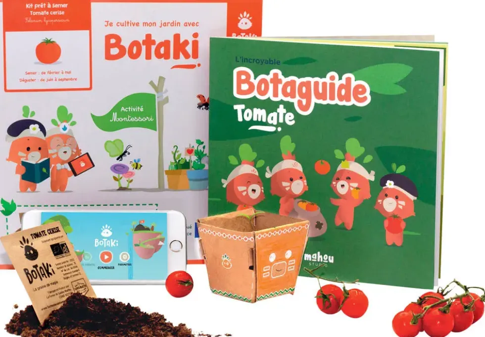 BOTAKI - KIT ACTIVITE SEMIS TOMATE : CREE TON POTAGER MAISON