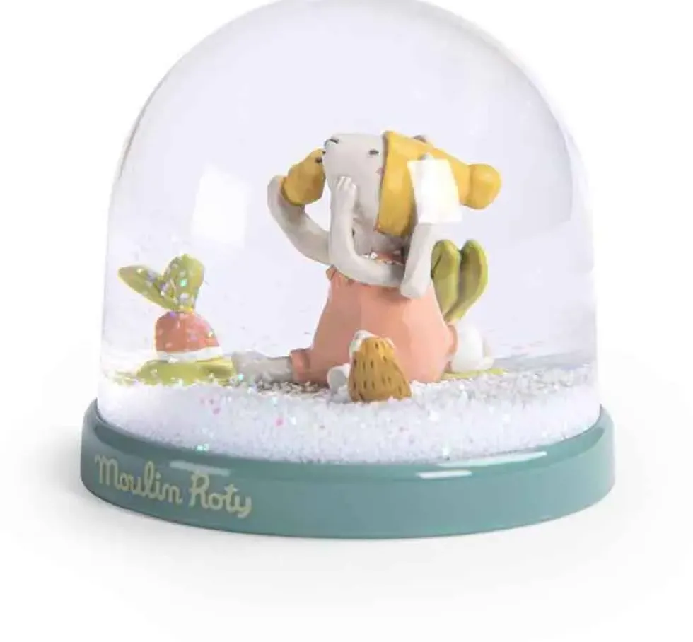 BOULE A NEIGE TROIS PETITS LAPINS