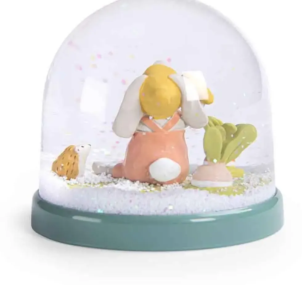 BOULE A NEIGE TROIS PETITS LAPINS
