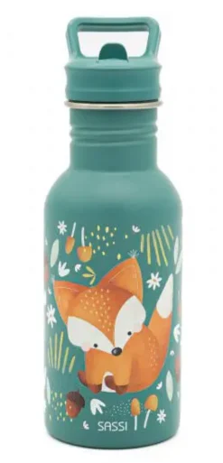 BOUTEILLE EN ACIER INOXYDABLE - 500 ML CRUNCHY LE RENARD