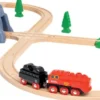 BRIO 7312350360172 - CIRCUIT LOCOMOTIVE A PILES A VAPEUR