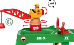 BRIO 7312350339963 - GRUE DOUBLE VOIE DE CHARGEMENT