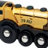 BRIO 7312350336306 - LOCOMOTIVE DORÉE PUISSANTE À PILES