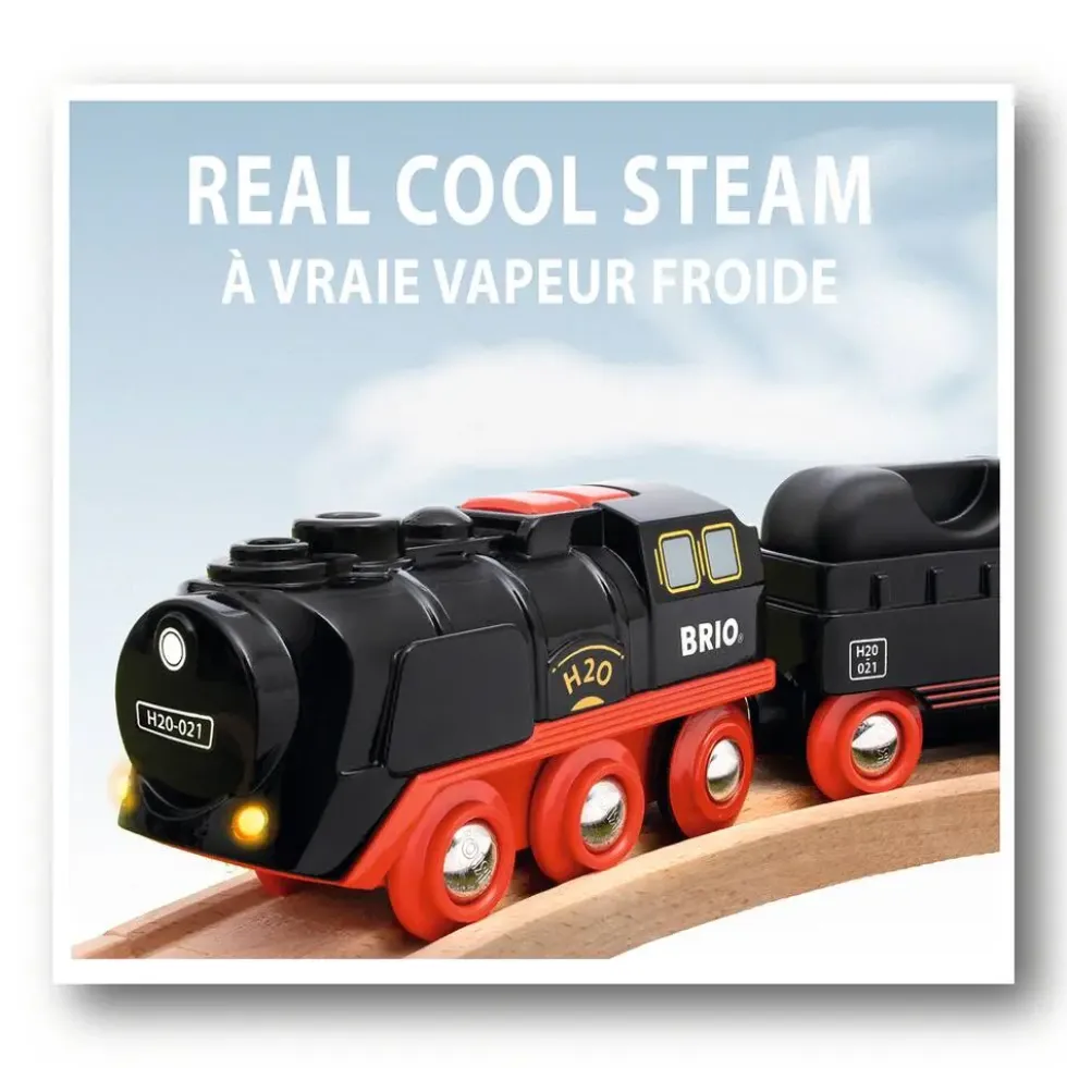 BRIO 33884 - LOCOMOTIVE À PILES À VAPEUR