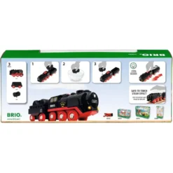 BRIO 33884 - LOCOMOTIVE À PILES À VAPEUR