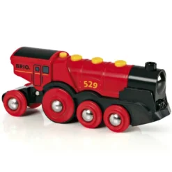 BRIO 33592 - LOCOMOTIVE ROUGE PUISSANTE