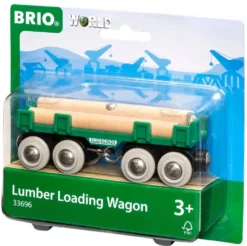 BRIO 33696 - WAGON CONVOYEUR DE BOIS
