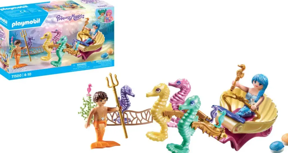 CALECHE AVEC SIRENES ET HIPPOCAMPES - 71500