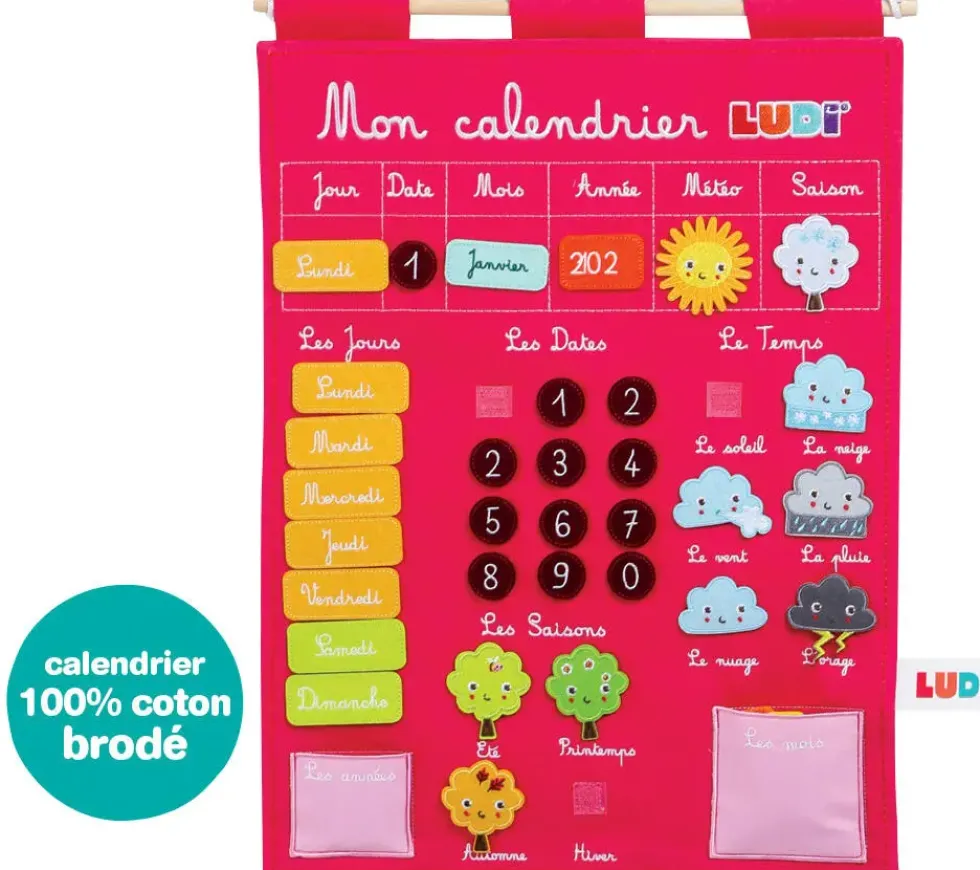 CALENDRIER BASIC ROSE