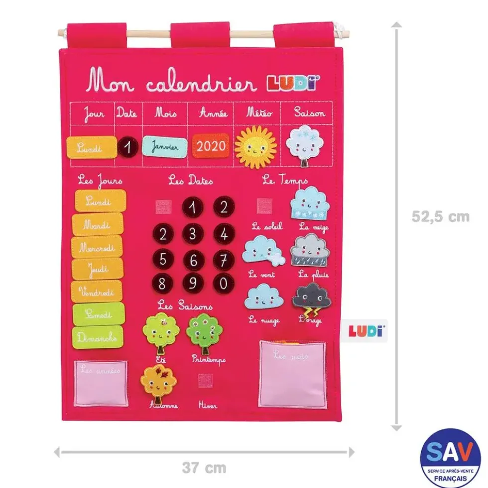 CALENDRIER BASIC ROSE