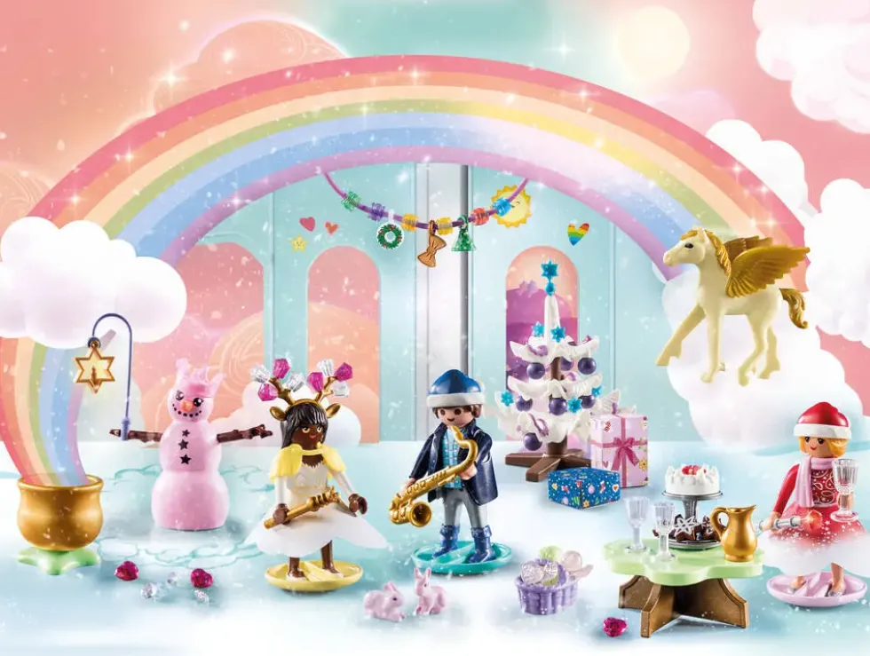 CALENDRIER DE L AVENT - PRINCESS MAGIC ARC EN CIEL -71348