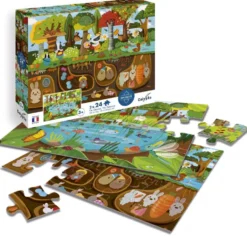 CALYPTO BY SENTOSPHERE - PUZZLE 24 PIECES X 2 - VIE DESSUS VIE DESSOUS