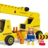 CAMION DE CHANTIER AVEC GRUE MOBILE