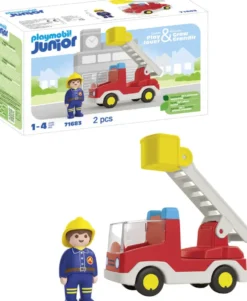 CAMION DE POMPIER AVEC ECHELLE PIVOTANTE - 71683