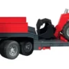 CAMION DE TRANSPORT - MAN TGA AVEC ENGIN MANITOU MLT 633