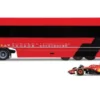 1/43 CAMION FERRARI IVECO S-WAY 570 SF 24 TRANSPORTEUR AVEC 1 F1 1/43