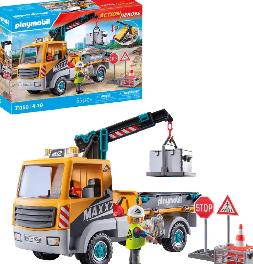 CAMION GRUE, OUVRIER ET ACCESSOIRES - 71750