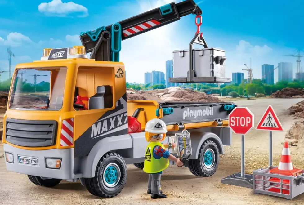 CAMION GRUE, OUVRIER ET ACCESSOIRES - 71750