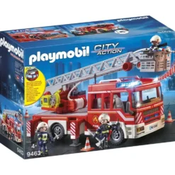 CAMION POMPIERS AVEC ECHELLE PIVOTANTE - 9463