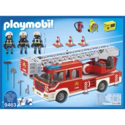 CAMION POMPIERS AVEC ECHELLE PIVOTANTE - 9463