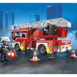 CAMION POMPIERS AVEC ECHELLE PIVOTANTE - 9463
