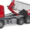 CAMION PORTE CONTAINER MAN TGS AVEC CHARGEUR SCHAFFER