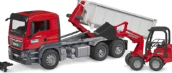 CAMION PORTE CONTAINER MAN TGS AVEC CHARGEUR SCHAFFER