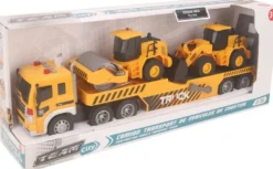 CAMION TRANSPORT DE VEHICULES DE CHANTIER 1:16