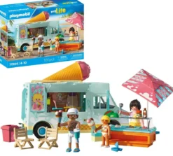 CAMION VENDEUR DE GLACES ET 3 PERSONNAGES-71904