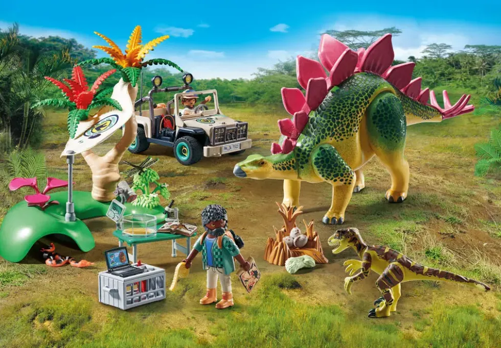 CAMPEMENT DES EXPLORATEURS DINOSAURES - 71523