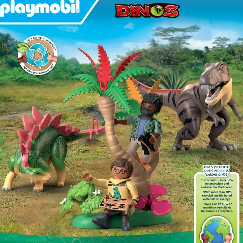 CAMPEMENT DES EXPLORATEURS DINOSAURES - 71523