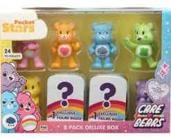 CARE BEARS - COFFRET MINI FIGURINES DE 5 CM - 6 FIGURINES + 2 FIGURINES SURPRISES