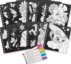 CARNET CREATIF - COLORIAGES VELOURS