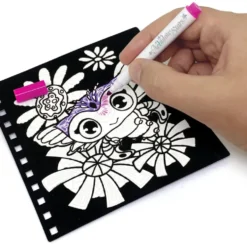 CARNET CREATIF - COLORIAGES VELOURS