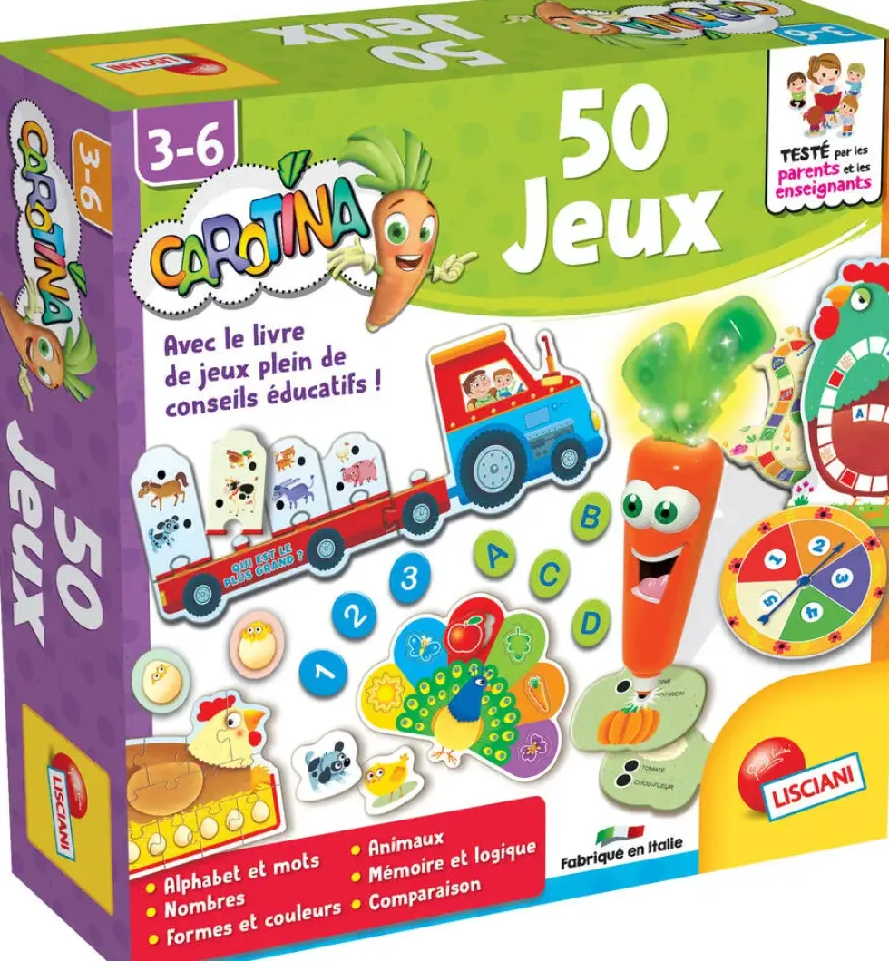 CAROTINA COFFRET 50 JEUX