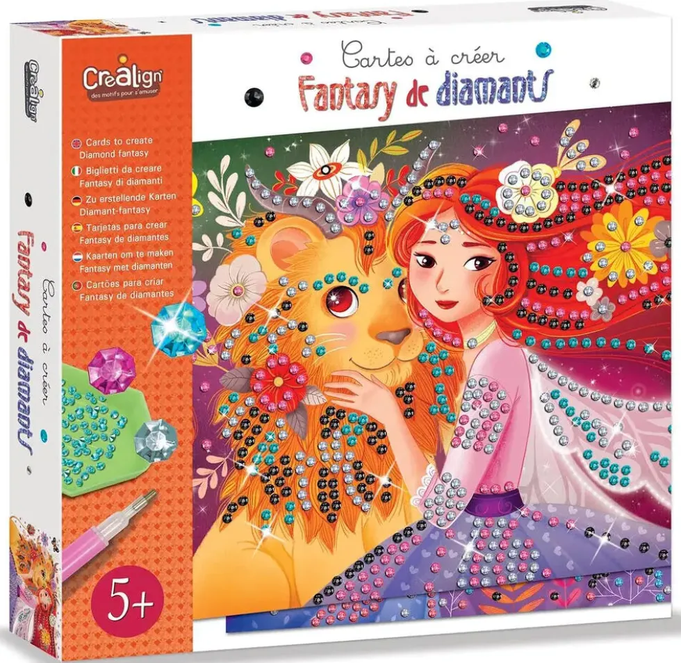 CARTE A CREER - FANTASY DE DIMANTS