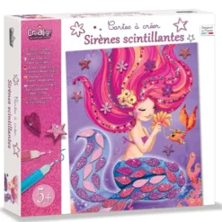 CARTES A CREER - SIRENES SCINTILLANTES