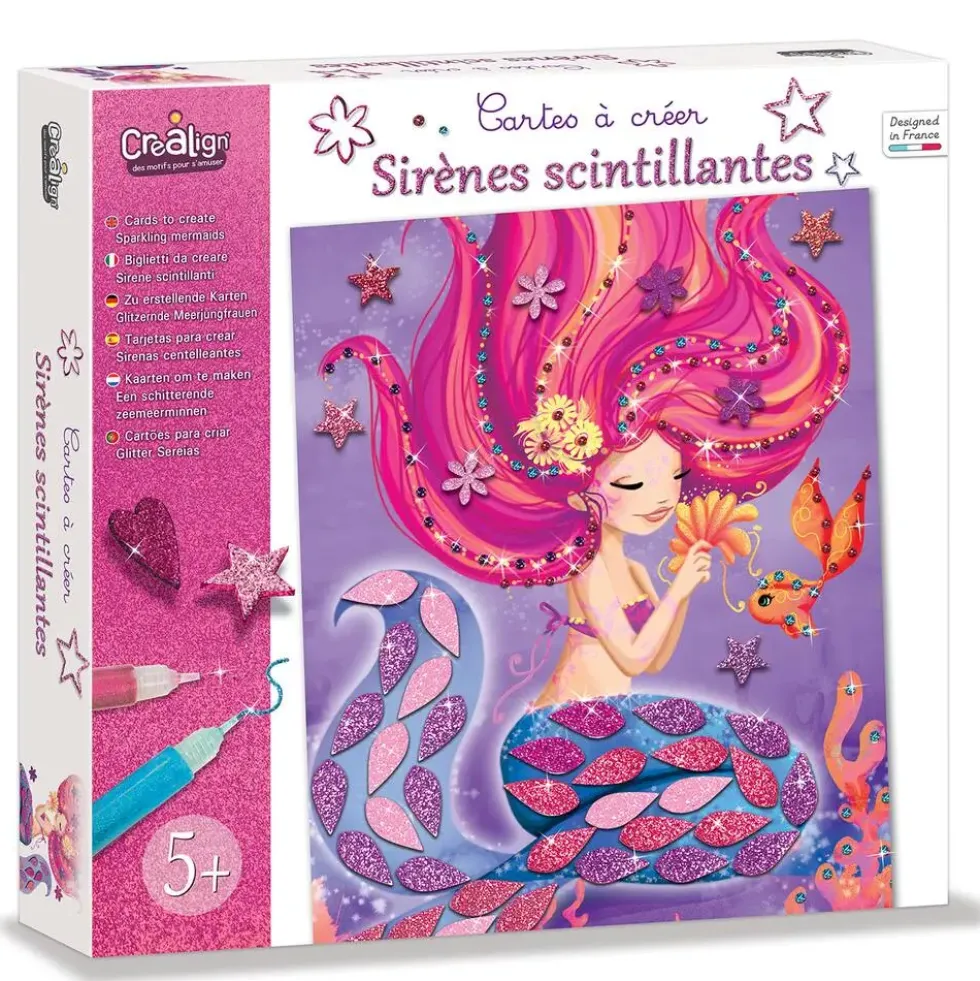 CARTES A CREER - SIRENES SCINTILLANTES
