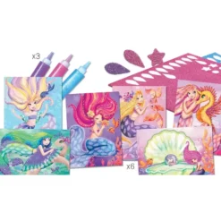 CARTES A CREER - SIRENES SCINTILLANTES
