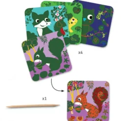 CARTES A GRATTER - PETITES BETES