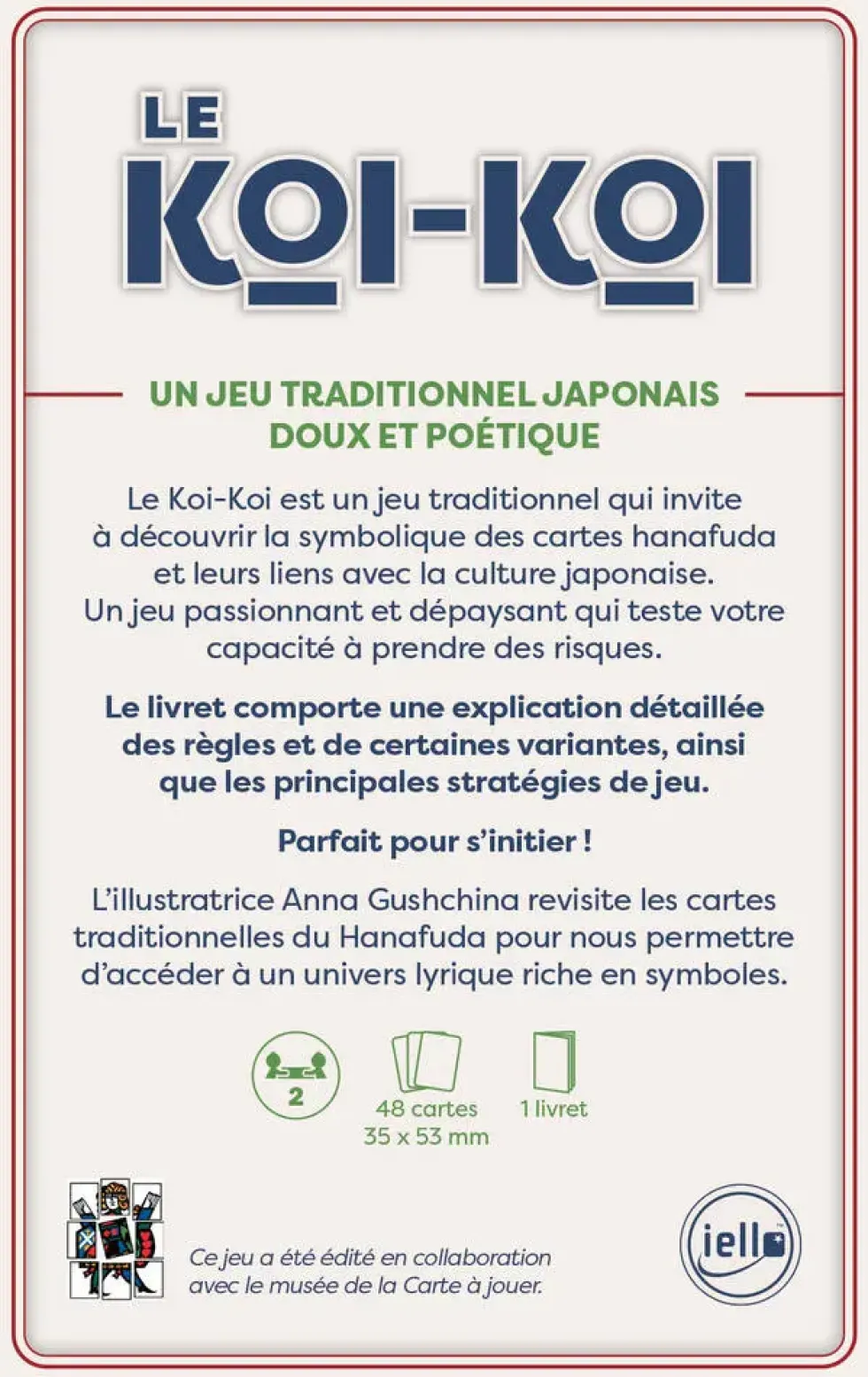 CARTES TRADITIONNELLES : KOI-KOI