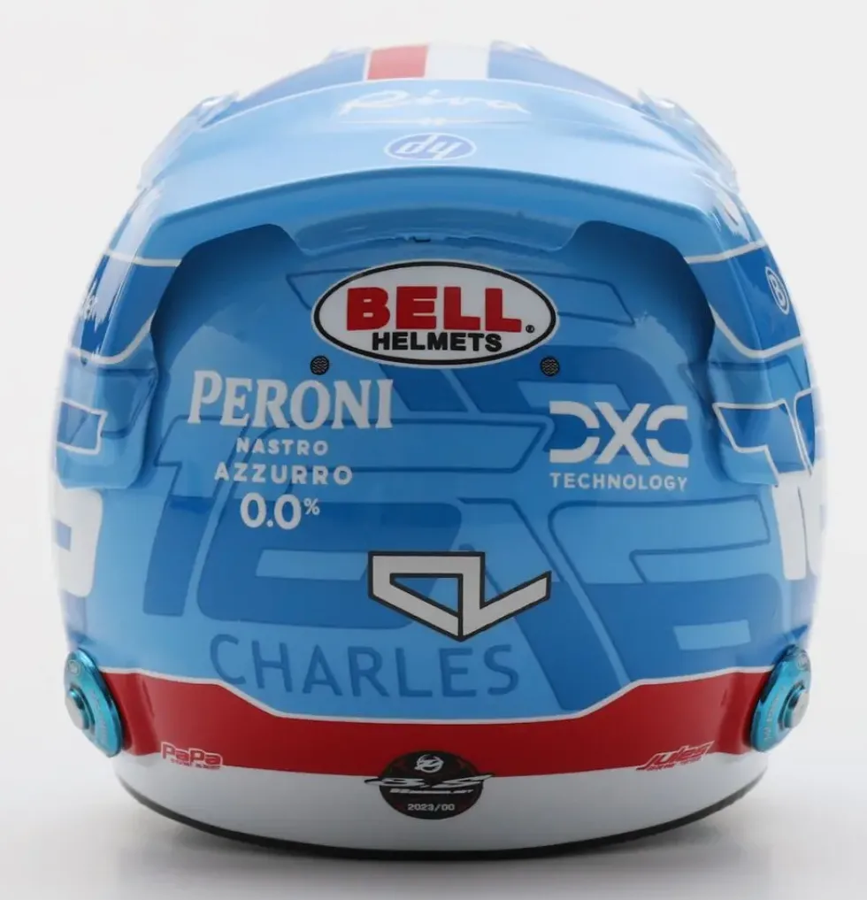 1/5 CASQUE CHARLES LECLERC - SCUDERIA FERRARI - GP F1 MIAMI 2024 - VERSION DELUXE