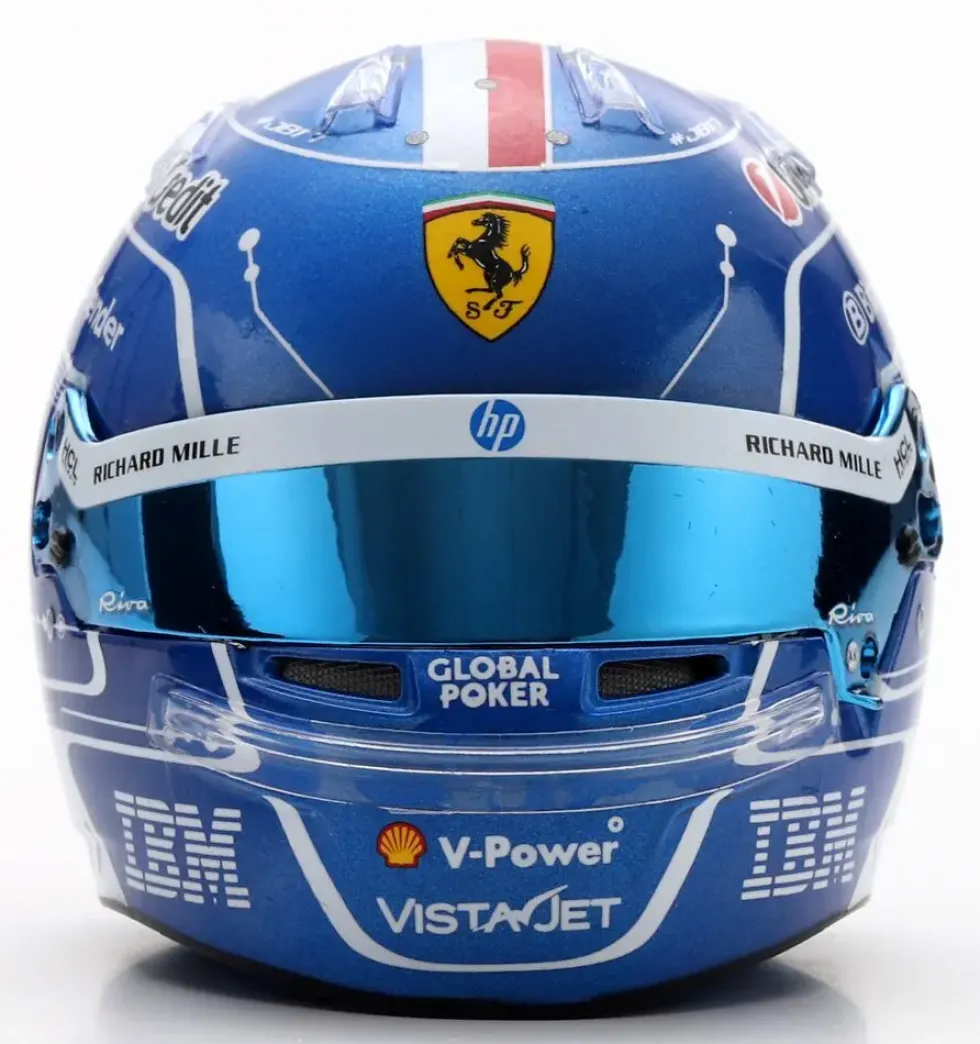 1/5 CASQUE F1 CHARLES LECLERC - SCUDERIA FERRARI HP - GP MIAMI 2025