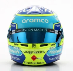 1/5 CASQUE F1 FERNANDO ALONSO - ASTON MARTIN ARAMCO FORMULE 1 TEAM 2025